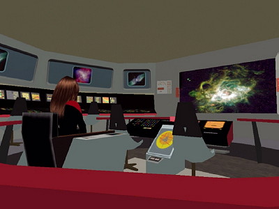 I took Kirk's chair! I took Kirk's chair!